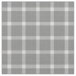Bold Charcoal &amp; White Checks Fabric