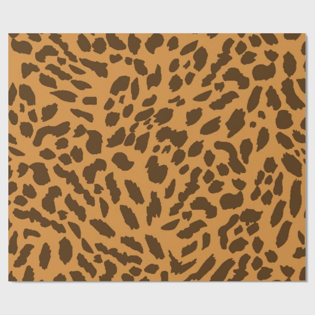 Bold Cheetah Print Wrapping Paper  (Flat)