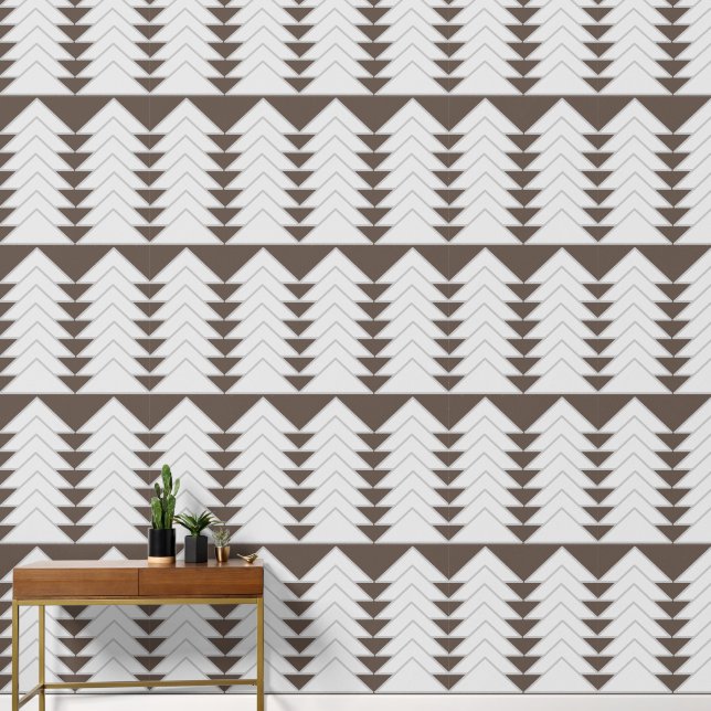 Bold chevron pattern  wallpaper  (Hallway)