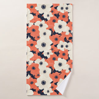 Bold & Chic Anemone Bath Towel