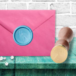Bold Chic Couple Initials Monogram Trendy Wedding  Wax Seal Stamp<br><div class="desc">Add a touch of timeless elegance to your wedding stationery with our Simple Elegant Trendy Monogram Wax Seal. Featuring a classic monogram design, this wax seal adds sophistication and charm to your invitations, envelopes, and other wedding stationery. Custom with couples initials and let the bride and groom shine on the...</div>