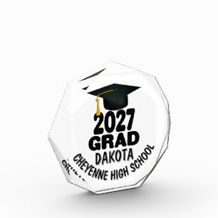 Bold Class of 2027 Graduation Acrylic Award