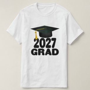 Bold Class of 2027 Graduation T-Shirt