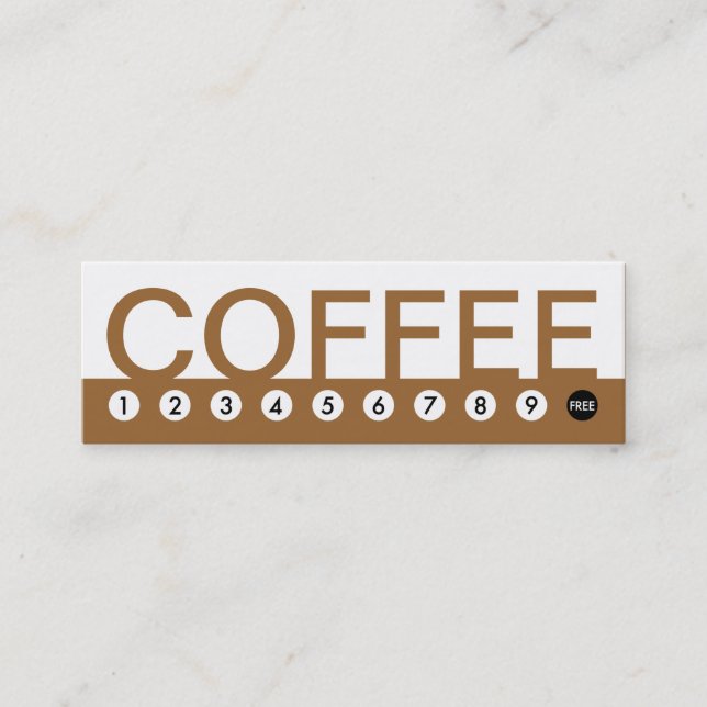 bold COFFEE customer loyalty (Front)