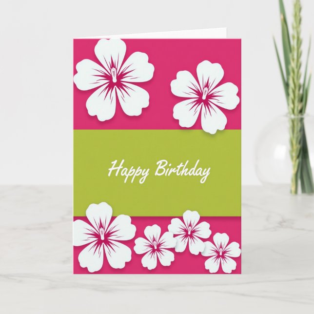Bold Color Block Birthday Card (Front)