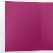 Bold Color Block Wedding Invite – Magenta (Inside First)