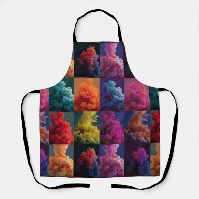 bold color blocks apron (Front)