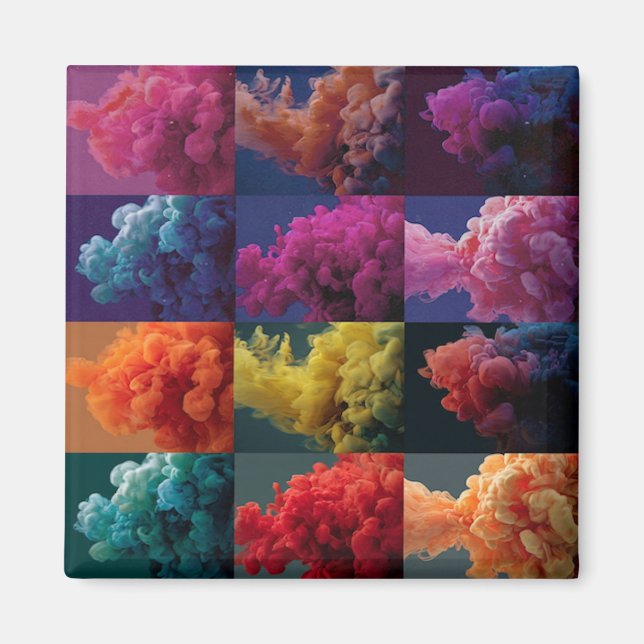 bold color blocks magnet (Front)