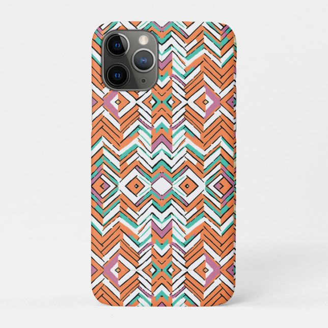 Bold Color Herringbone Chevron pattern Case-Mate iPhone Case (Back)