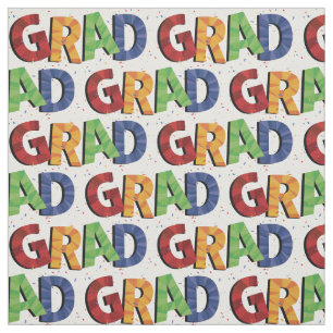 Bold Colored Pattern Grad Fabric