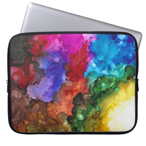 Bold colorful and vivid 15 laptop sleeve