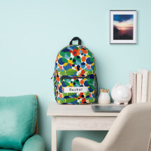 Bold & colorful Backpack in the style of Matisse