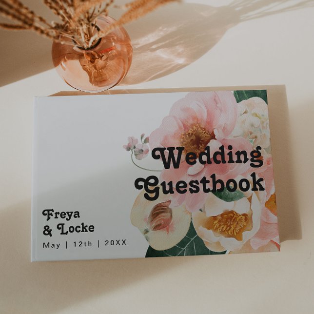 Bold Colorful Floral | Wedding Guestbook (Creator Uploaded)