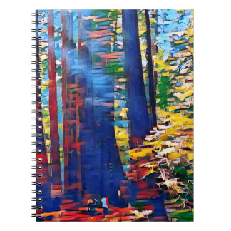 Bold, Colorful Giant Redwood Trees in Muir Woods  Notebook