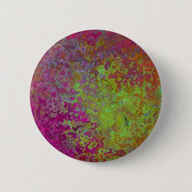 Bold, Colorful, Splatter Paint, Grunge Abstract Button (Front)
