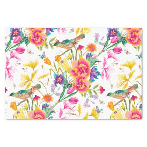Bold Colorful Summer Pattern Tissue Paper