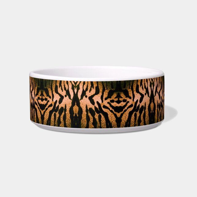 Bold Colorized Tiger Print - Multiple Colors Bowl (Front)