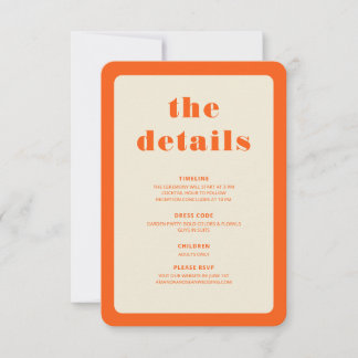 Bold Colors: Details Card
