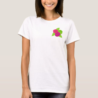 Bold Colors Floral Design T-Shirt