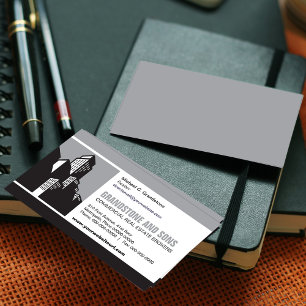 Bold Commercial Real Estate Business Card