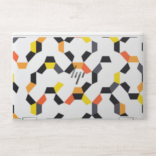 Bold, cool, trendy, unique, modern geometric art HP laptop skin