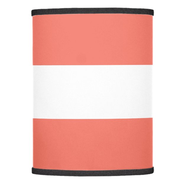 red and white striped lamp shade