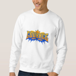 Bold Courage Emblem T-Shirt Design Sweatshirt