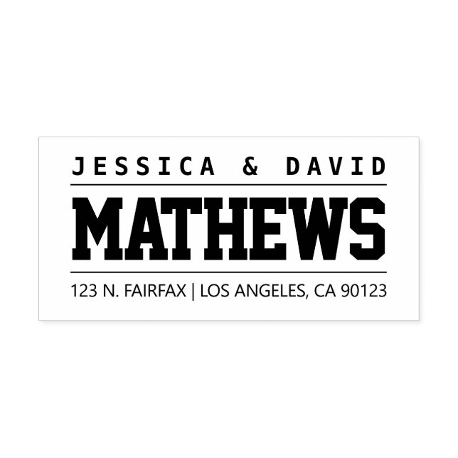 Bold Creative Stylish Self-inking Stamp (Design)