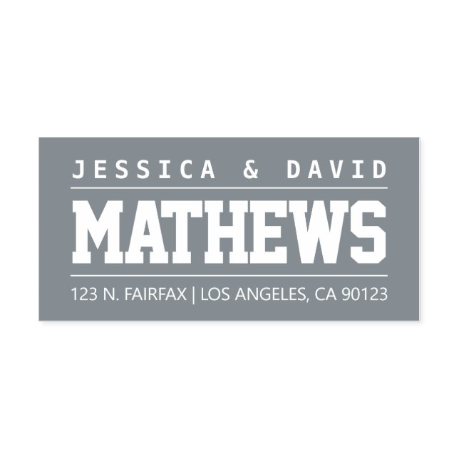 Bold Creative Stylish Self-inking Stamp (Design)