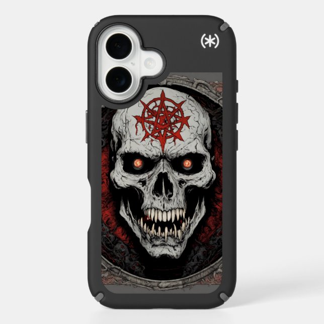 Bold Creature Design iPhone 16 Case – Durable & Ey (Front)