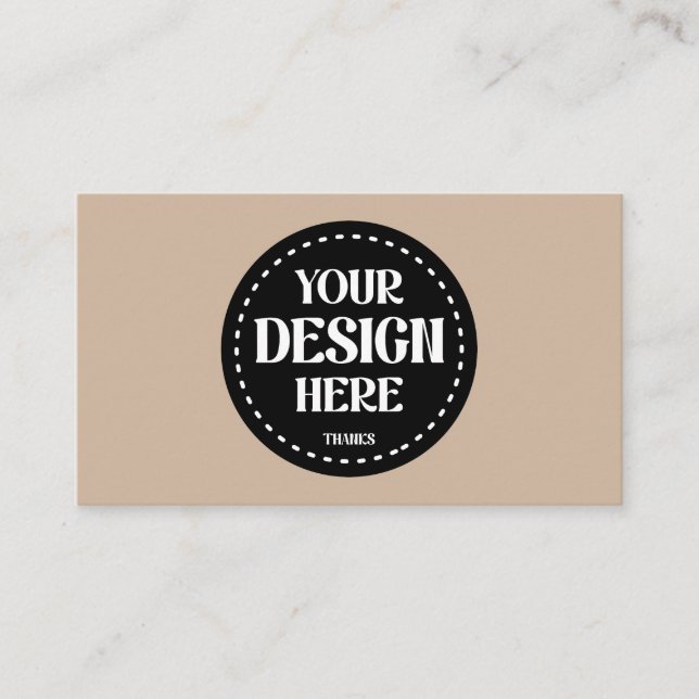 Bold, crisp, modern & masculine business card (Front)