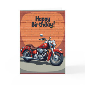 Bold Cruiser Birthday Card