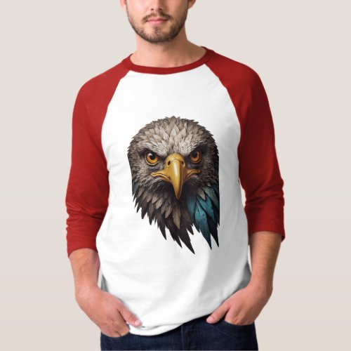bold crystal eagle emblem T_Shirt