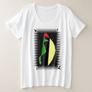 Bold Cultural Graphic Plus Size T-Shirt