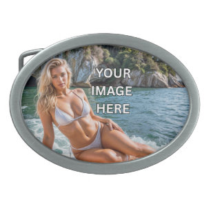 BOLD! 🧷 Custom Belt Buckle – Add Image or Text