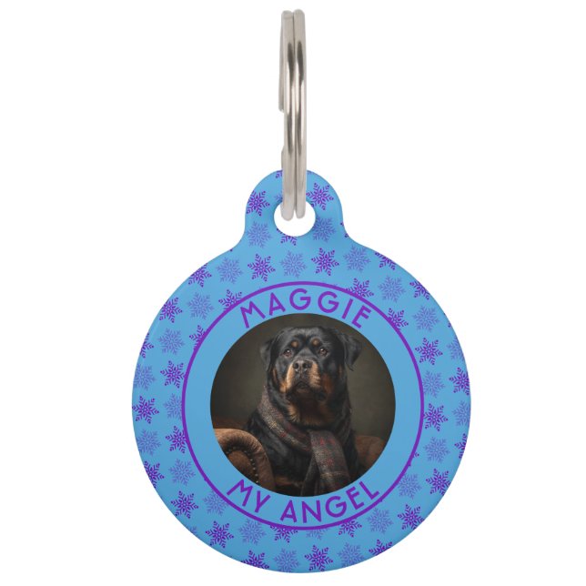 Bold Custom Personalized Pet Gift Xmas  ID Tag (Front)