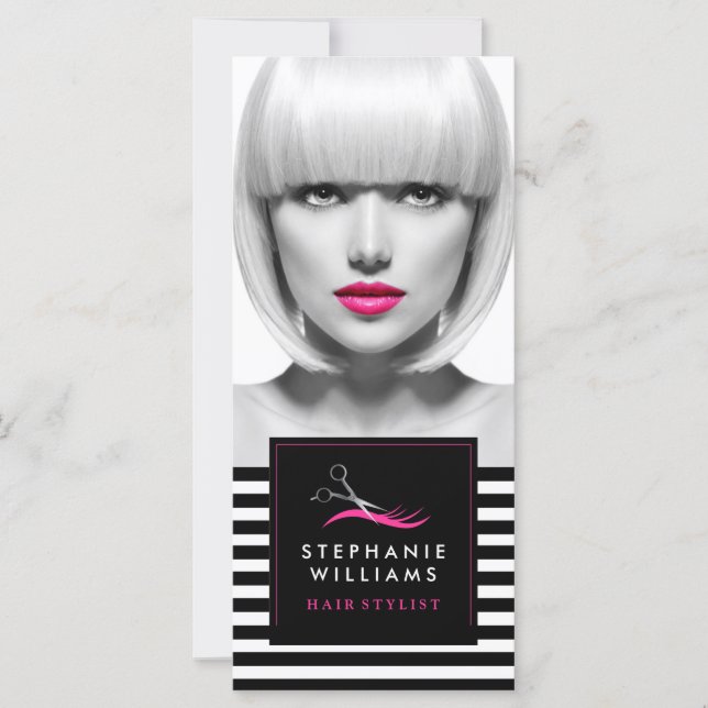 Bold Customizable Hair Salon Gift Certificate (Front)