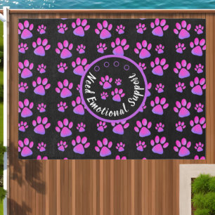 Bold cute Paw Print Cute Pet Lover Customizable Outdoor Rug