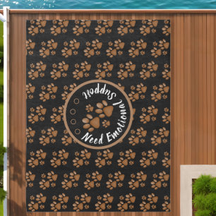 Bold cute Paw Print Cute Pet Lover Customizable Outdoor Rug