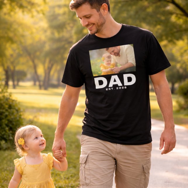 Bold Dad Established Photo T-Shirt (Creator Uploaded)