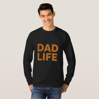 Bold Dad Life Orange Glow Father's Day T-Shirt