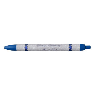 Bold Damask 45th Wedding Anniversary Pen