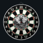 Bold Deer Target Forest Art Dart Board<br><div class="desc">Transform your space with this striking circular design of a deer with antlers in a tranquil forest. The bold target overlay makes it a perfect choice for man caves or hunting lodges. Whether you're a hunter or a nature lover, this artwork brings the beauty and excitement of the outdoors into...</div>