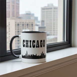 Bold Design Featuring Iconic Chicago City Skyline Mug