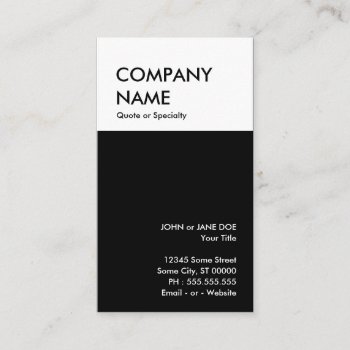 Bold Design Your Own Business Card by asyrum at Zazzle