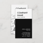 bold design your own business card (Front/Back)