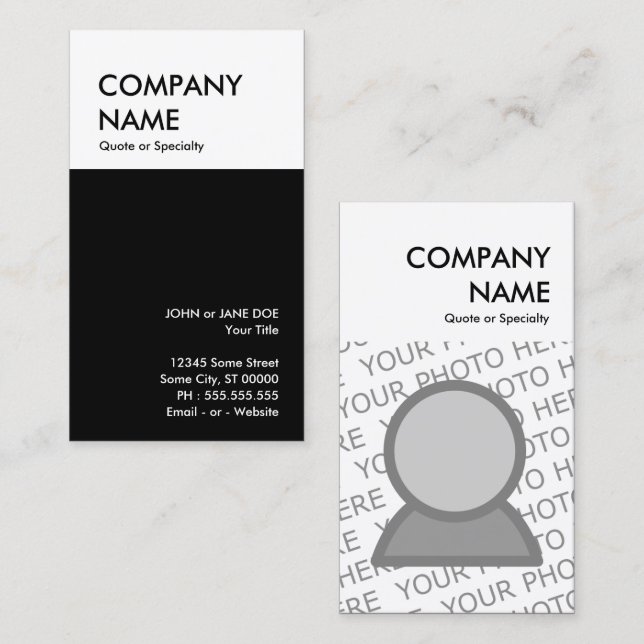 bold design your own business card (Front/Back)