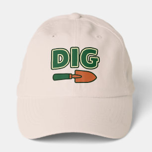 Bold "DIG" Gardening & Trowel Performance Cap