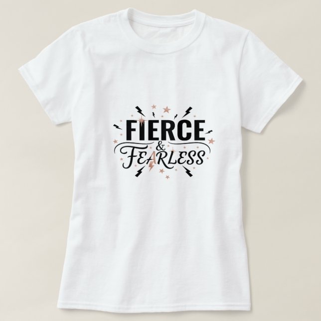 Bold & Direct: FTERCE T-Shirt - Fearless & Unique  (Design Front)