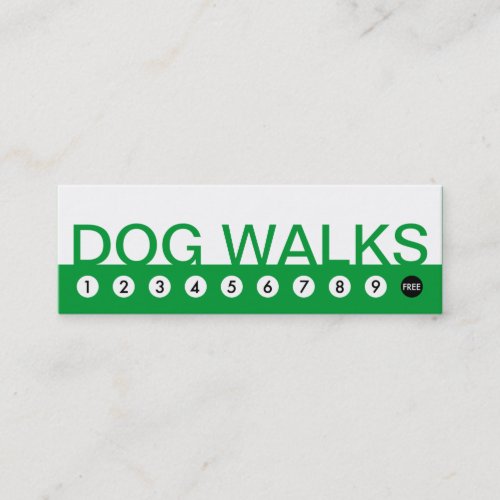 bold DOG WALKS customer loyalty